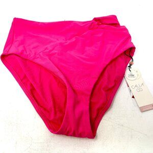 CALIA High Rise Side Twist Bottoms Pink Heat Size Small